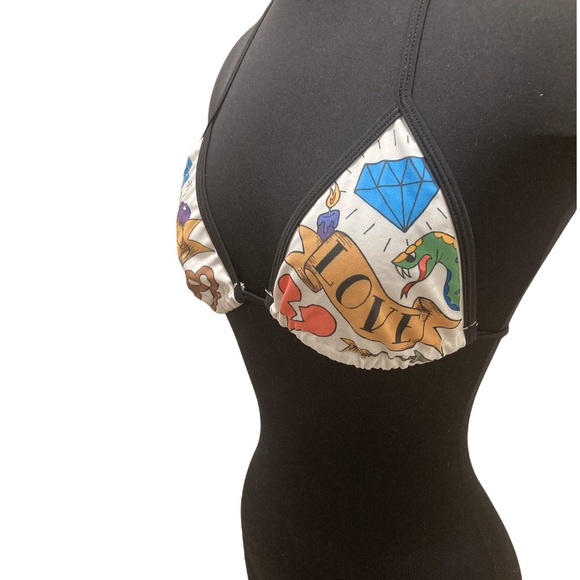 TWO Body Zone Triangle Tops ~OS ~ NWOT - Picture 6 of 6